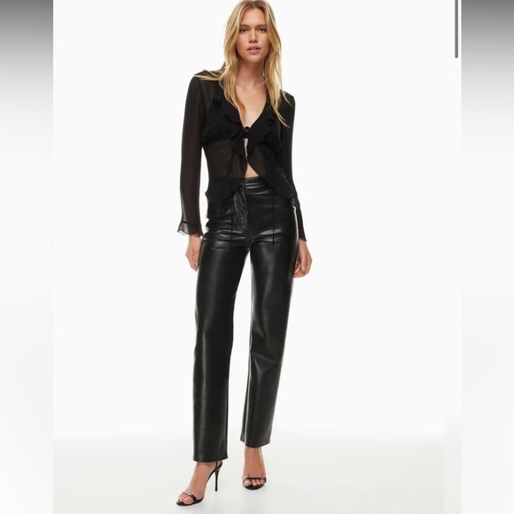 Wilfred Black Straight Leg Pants - Picture 3 of 14